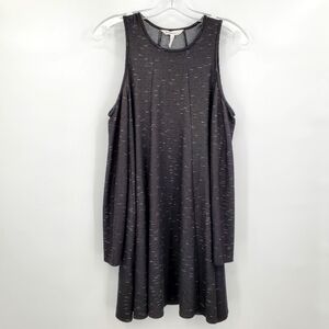 BCBGeneration Cold Shoulder Black White Casual Dress